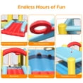 thumbnail image 4 of Veryke Inflatable Bounce House, Inflatable Bouncer Jumping Bouncing House with Jump Slide and 3 Balls, Castle Jumper Bouncer Castle for Kids, 4 of 8