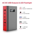 thumbnail image 2 of Banco de energía portátil ZeroKor 24000 mAh 65 W 110 V con toma de corriente alterna, 2 of 9