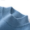 thumbnail image 6 of NAISIBABY Boys Girls Sweater, Basic Solid Long Sleeve Crew Neck Fall Winter Casual Warm Tops Blue 10-12T, 6 of 6