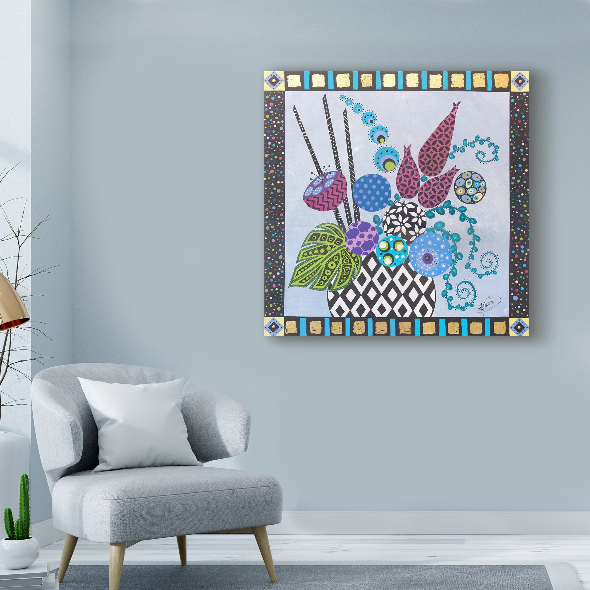 Trademark Fine Art 'Sabrinas Bouquet' Canvas Art by Lynn Hughes
