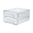 thumbnail image 2 of 1 Storage Box,Refrigerator Storage Box,Refrigerator Organizer Fridge Drawers With Lids Stackable Pull Out Fridge Storage Containers Double Layer Clear Plastic Refrigerator Organizer With Drain Tray, 2 of 8