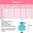thumbnail image 7 of Princess Mermaid Costume for Girls Party Dress up With Jewels Accessories, 7 of 7