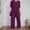 Red, variant on Casual Women's Trousers Suit Comfortable And Stylish Long Pants Set For Daily Wear And Vacations Ideal For Spring And Summer Season With Convenient Pockets Bridal Jumpsuits Romper for Bride Dressy