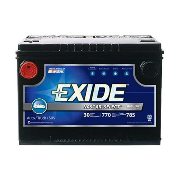 Exide Bat 78s Battery 12 Volts Walmart Com