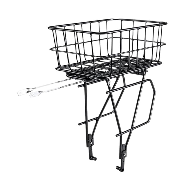 Cesta trasera para bicicleta, cesta de carga para bicicleta, fácil instalación, estilo retro, cesta de almacenamiento para compras, bicicleta de monta