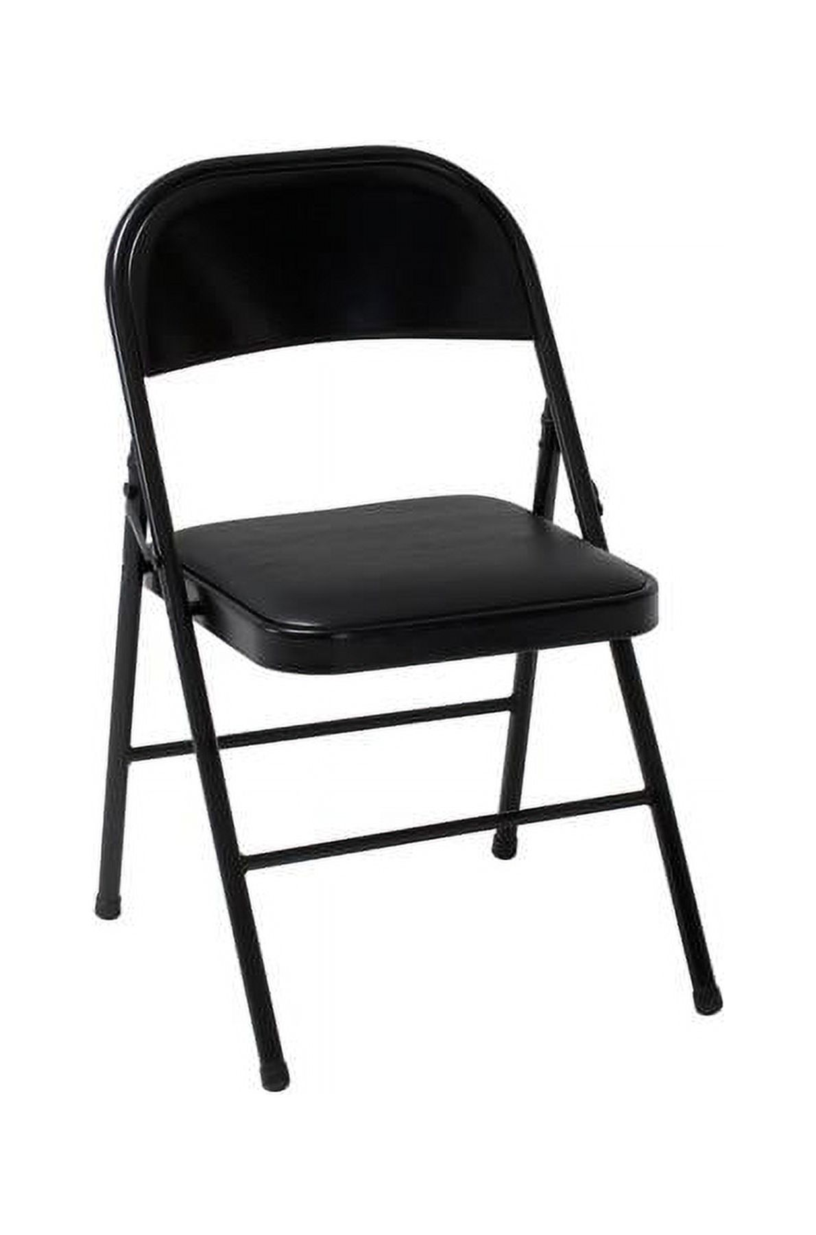 Mainstays Vinyl Folding Chair (4 Pack), Black - image 2 of 12