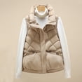 thumbnail image 2 of Hueook Winter Vest for Women Lightweight Warm Winter Coats Polar Soft Vests Outerwear with Zip Up Pockets Sleeveless Jacket for Winter 50% Off Clearance, 2 of 4
