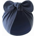 thumbnail image 5 of YooGuoGuo 4PCS Newborn Baby Bow Knot Turban Hat Infant Toddler Hospital Hat Cotton Head Wrap Beanie Cap, 5 of 5