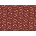thumbnail image 1 of Ahgly Company Machine Washable Indoor Rectangle Transitional Orange Area Rugs, 5' x 8', 1 of 7