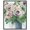 Black Frame, variant on Flowers from my Garden Canvas Western Floral Art by Art Remedy, Gold Frame, 36 x 45