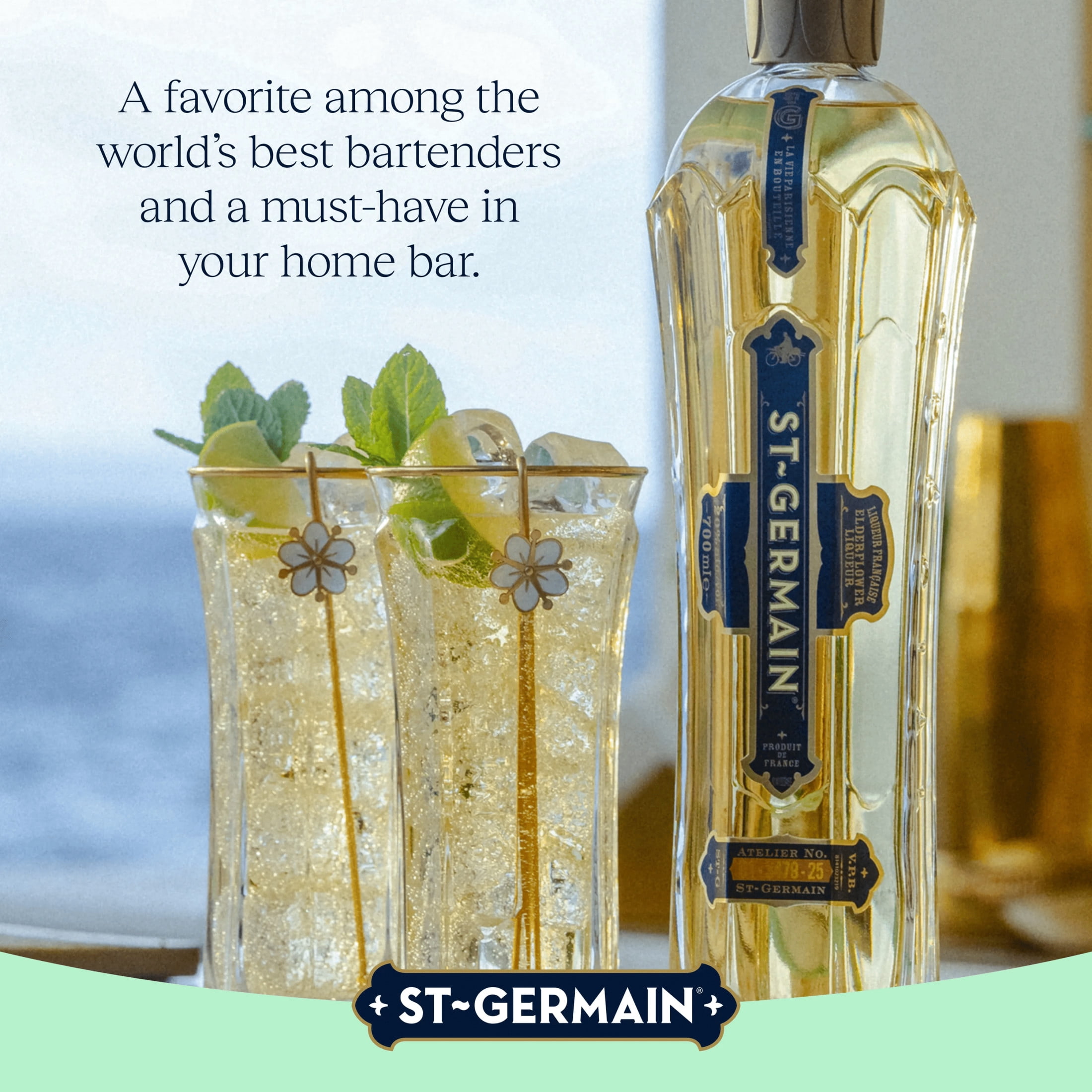 St Germain Elderflower Liqueur - 750 mL Bottle