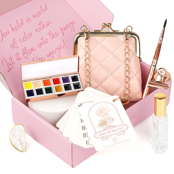 Set de Acuarelas Funto Fashion de 12 Colores con Bolsa Cruzada