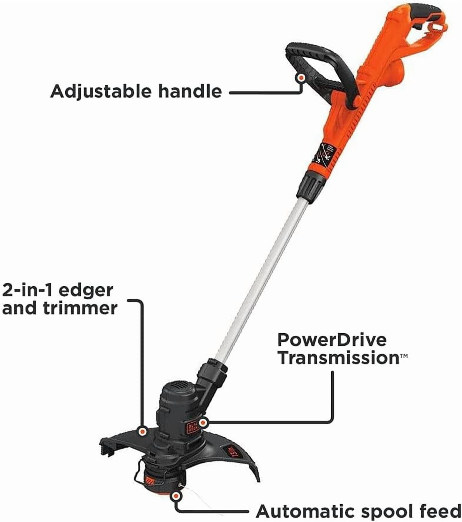 String Trimmer Edger 13-Inch 5-Amp Corded Electric with Automatic Spool Feed for Lawn and Garden