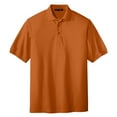 thumbnail image 5 of Yellow Rooster Male Silk Touch Polo Men Extended T-Shirts Texas Orange S, 5 of 7
