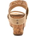 thumbnail image 4 of Coconuts by Matisse Point Break Women's Mixed Media Slingback Wedge Sandals, 4 of 4