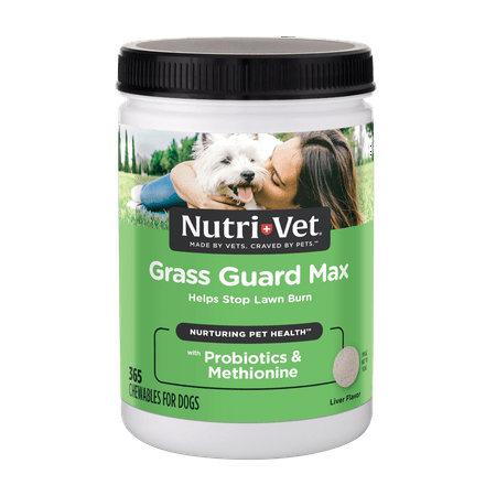 UPC: 0669125999394 | Nutri-Vet Grass Guard Chewables For Dogs| Prevent Lawn Burn From Urine | 365 count