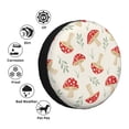 thumbnail image 4 of Susaid Cartoon Flat Mushrooms Print Tire Covers,Waterproof Anti-UV Snow Sun Rain Tire Covers for RV,Truck, SUV, Trailer, Camper-14 inch, 4 of 6
