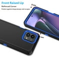 thumbnail image 4 of For Moto G 5G 2023 Case,Sturdy Phone Case for Motorola G 5G 2023 6.5",Njjex Full-Body Shockproof Protection Hard Plastic & Shock Absorption Rubber Rugged Bumper 3-in-1 Case Cover -Blue, 4 of 6