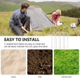 thumbnail image 5 of Ground Anchors For Swing Set,8pcs U Shape Tent Stakes Garden Swing Stakes Trampoline Pegs Camping Stakes, 5 of 9