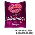 thumbnail image 2 of End of Year Clearance Valentines Day Throw Blanket - Soft and Warm Sherpa Heart Blanket Valentines Day Decor Gifts for Her Valentine's Day Love Home Blanket Office Sofa Conditioning Cover Blanket, 2 of 4