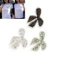 thumbnail image 3 of Bow Knot Rhinestones Patches, Easy Operation Exquisite Iron On Patches  for Clothing for Girls, 3 of 8