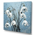 thumbnail image 2 of Designart "Minimalist Snowdrop Photography" Snowdrops Wall Decor, 2 of 7