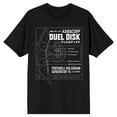 thumbnail image 7 of Yu-Gi-Oh Duel Disk Diagram Tee-M, 7 of 7