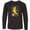 AB-Black, variant on Inktastic Skateboarding Banana Funny Skater Long Sleeve Youth T-Shirt