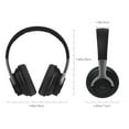 thumbnail image 6 of Hwkond Headphones Wireless Bluetooth Active Noise Cancelling Headphones Wireless Over Ear Bluetooth Headphones Audio Bass Memory Foam Ear Cups For Travel Home Office on Clearance, 6 of 9