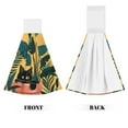 thumbnail image 2 of Sikiie Cat Hiding In Potted Plants Hand Towel with Loop Hanging Towel Absorbent Tie Towels for Kitchen Tea Bar Bathroom Decor, 2 of 7