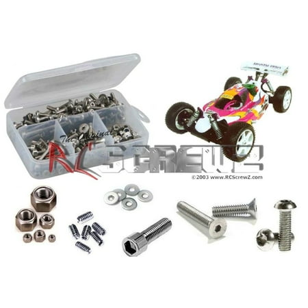 

RCScrewZ Mugen Seiki MBX4 XR Works Stainless Steel Screw Kit - mug004