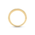 thumbnail image 4 of 10kt Yellow Gold Mens Round Diamond Wedding Band Ring 1/2 Cttw, 4 of 4