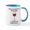 White/Blue Inside, variant on CafePress - Wine Improves With Age - 11 oz Ceramic Mug - Novelty Coffee Tea Cup
