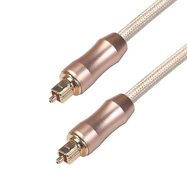 Cable de audio óptico digital macho a macho de fibra Toslink qhg02 Spdif 2m Od6.0mm Afortunado Sencillez