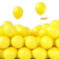 thumbnail image 1 of Globos de látex PartyWoo amarillos de 5 pulgadas, 50 unidades, para decoración, 1 of 6