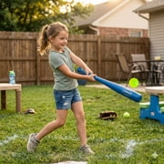 (4 pack) Blitzball- Plastic Backyard Baseball Bat and 2 Ball Combo Set