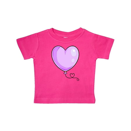 

Inktastic Purple Balloon Heart Gift Baby Boy or Baby Girl T-Shirt