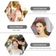 thumbnail image 4 of ADDHAT Crown Headdress De Rojo Con Para Estilo Único En Eventos Nupciales, 4 of 7
