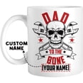 thumbnail image 2 of Personalized Coffee Mug Dad Mechanic Tool And Skull, Custom Dad Name Mechanic Skull Monster Cup, Gift For Grandpa, Dad, Husband From Grandma, Mom, Wife, Children On Birthday, Father Day, 2 of 7
