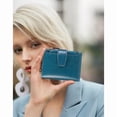 thumbnail image 7 of FALAN MULE Small Wallet for Women Genuine Leather Bifold Purse RFID Blocking Card Holder, 7 of 7