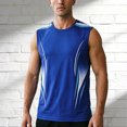 thumbnail image 2 of XFeng Men's Sleeveless Athletic Tank Top, Quick Dry Sports Workout Shirt, 2 of 4