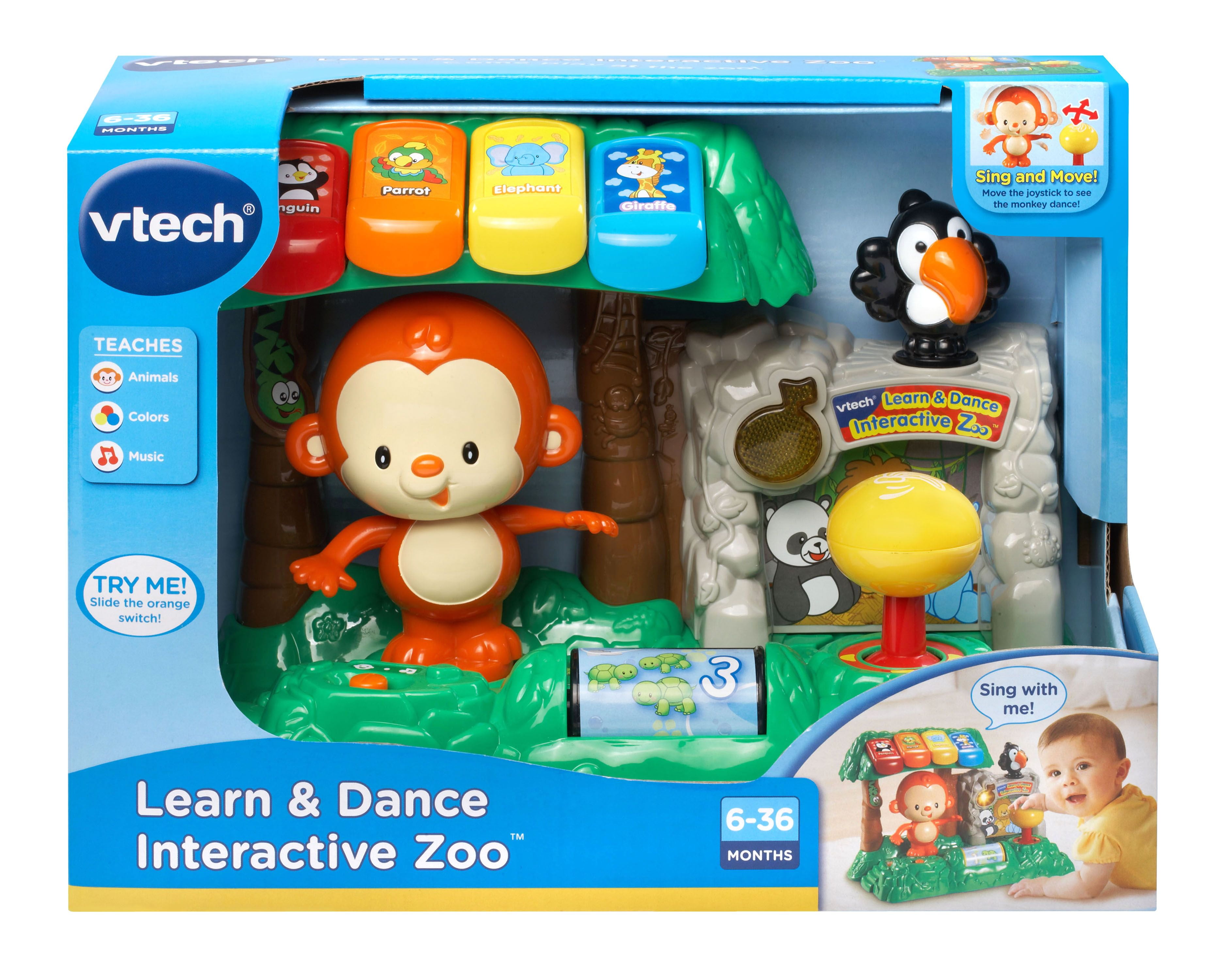 vtech learn & dance interactive zoo