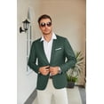 thumbnail image 2 of COOFANDY Men's Slim Fit Casual Blazers Lightweight Sport Coats One Button Suit Jackets, 2 of 6