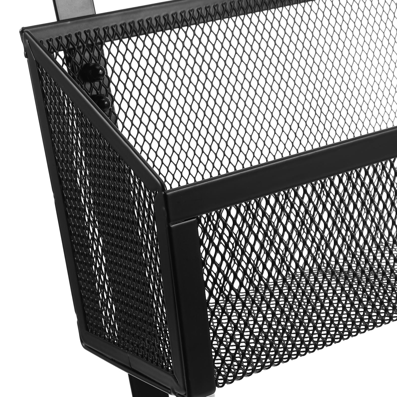 WHAMVOX Over the Door Organizer Bathroom Storage with Hooks over Door Vanity Organizer Door Hanging Basket for Bathroom Bedroom Kitchen Pantry Organization