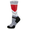 Strideline Athletic Crew Socks Optics True Red 2600111 Strapped Mens Fit