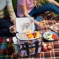 thumbnail image 5 of FORMRS Insulated Cooler Bag 24 Cans Capacity Soft Leakproof Lunch Box with Side Pockets, Halloween Pumpkin, 5 of 7