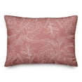 thumbnail image 2 of Creative Products Botanical Sketch Pink 14 x 20 Indoor / Outdoor Pillow, 2 of 3