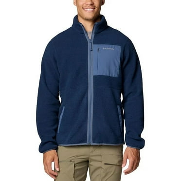 Columbia NAVY/DARK MOUNTAIN Mens Kenton Park Full-Zip Fleece Jacket, US 2X-Large