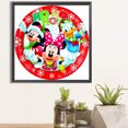 thumbnail image 2 of Pintura de diamante 5D DIY Taladro cuadrado completo Taladro AB parcial Arte de Mickey Mouse Hugtrwg Para estrenar, 2 of 9