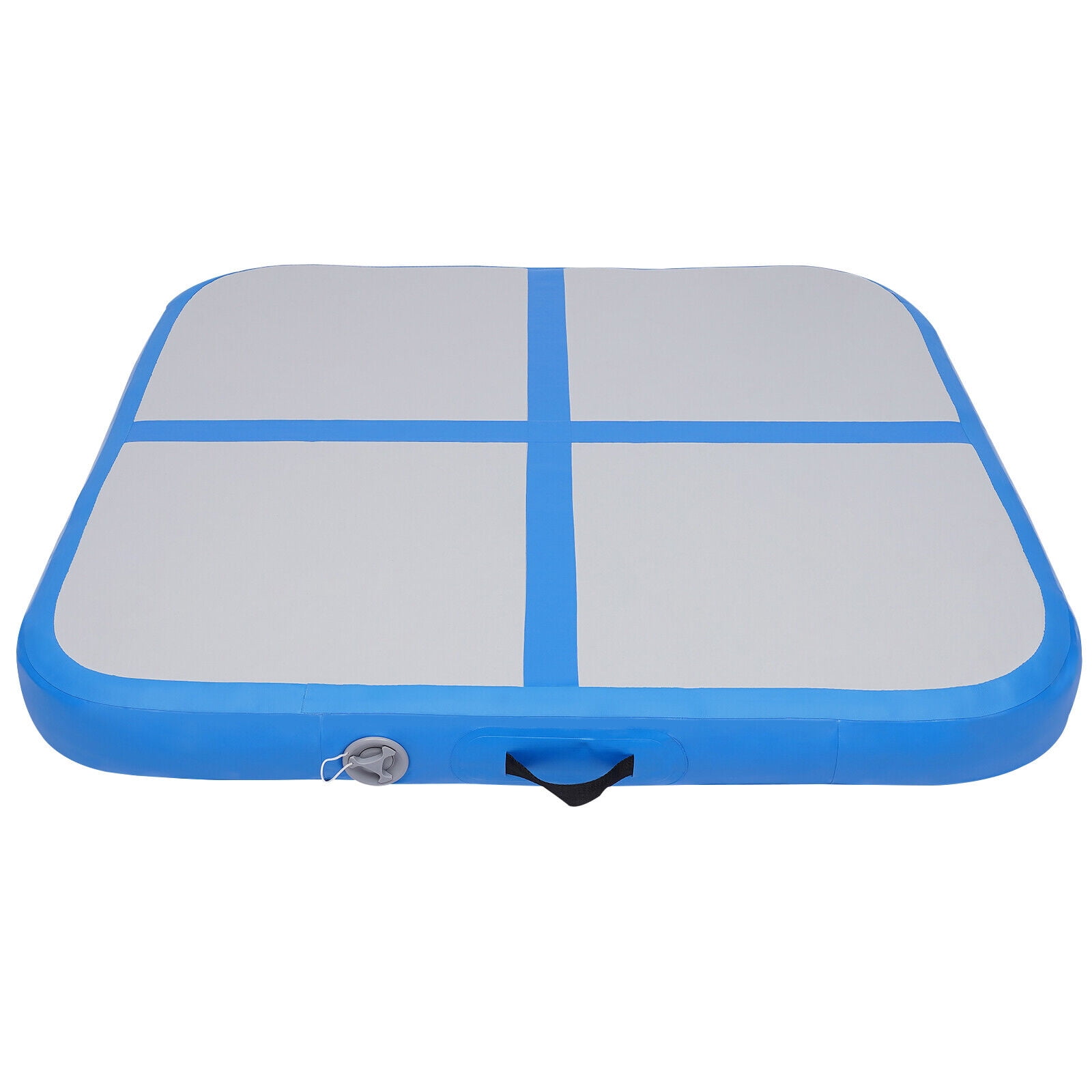 OUKANING 39.37" Inflatable Air Mat Gymnastics Yoga Mat Home Gym+Pump